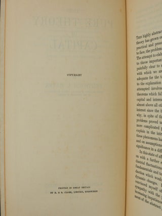 The Pure Theory of Capital