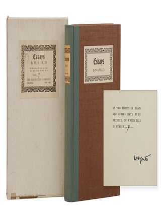 Item #140946979 Essays. W. B. Yeats, William Butler