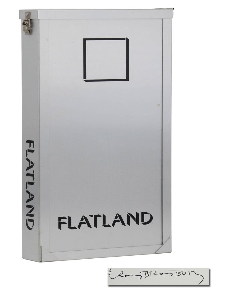 Item #140946982 Flatland: A Romance of Many Dimensions. Edwin Abbott, Ray Bradbury, Andrew Hoyem, Introductory Essay, Book Designer.