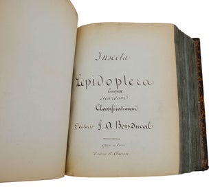Insecta Lepidoptera Europae secundum Classificationem Doctoris J.A. Boisduval (Moth Specimens)