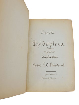 Insecta Lepidoptera Europae secundum Classificationem Doctoris J.A. Boisduval (Moth Specimens)