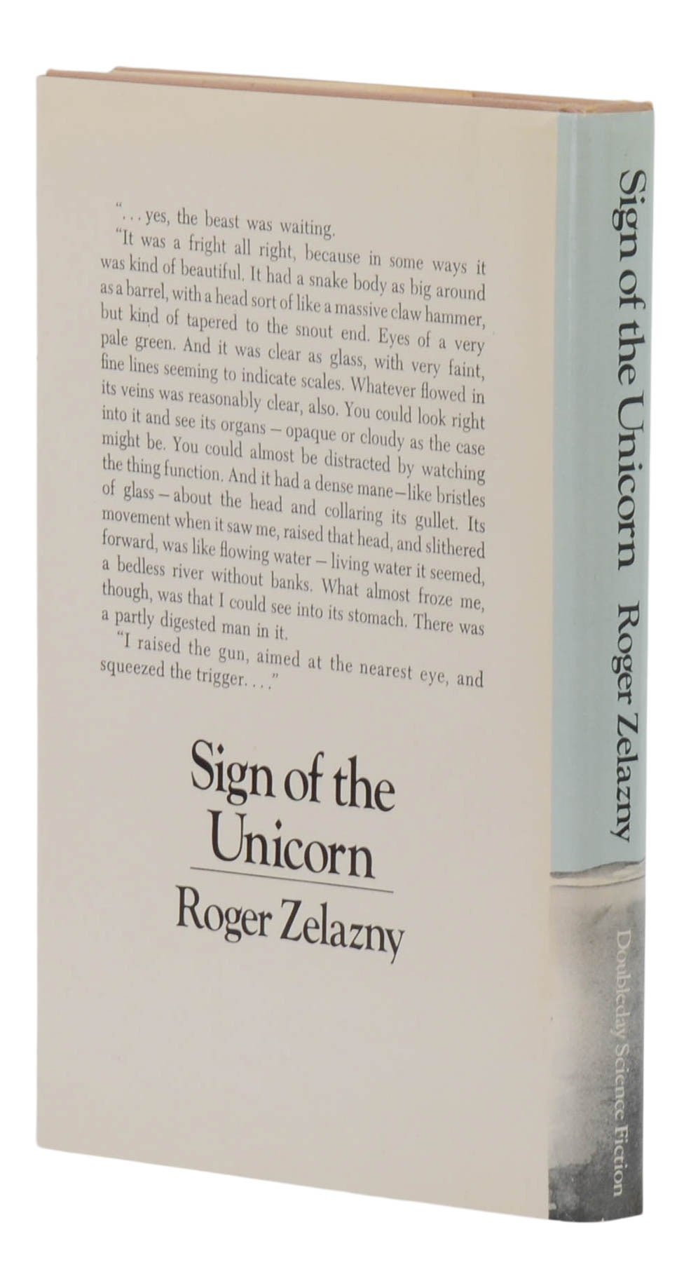 Sign of the Unicorn | Roger Zelazny | First Edition