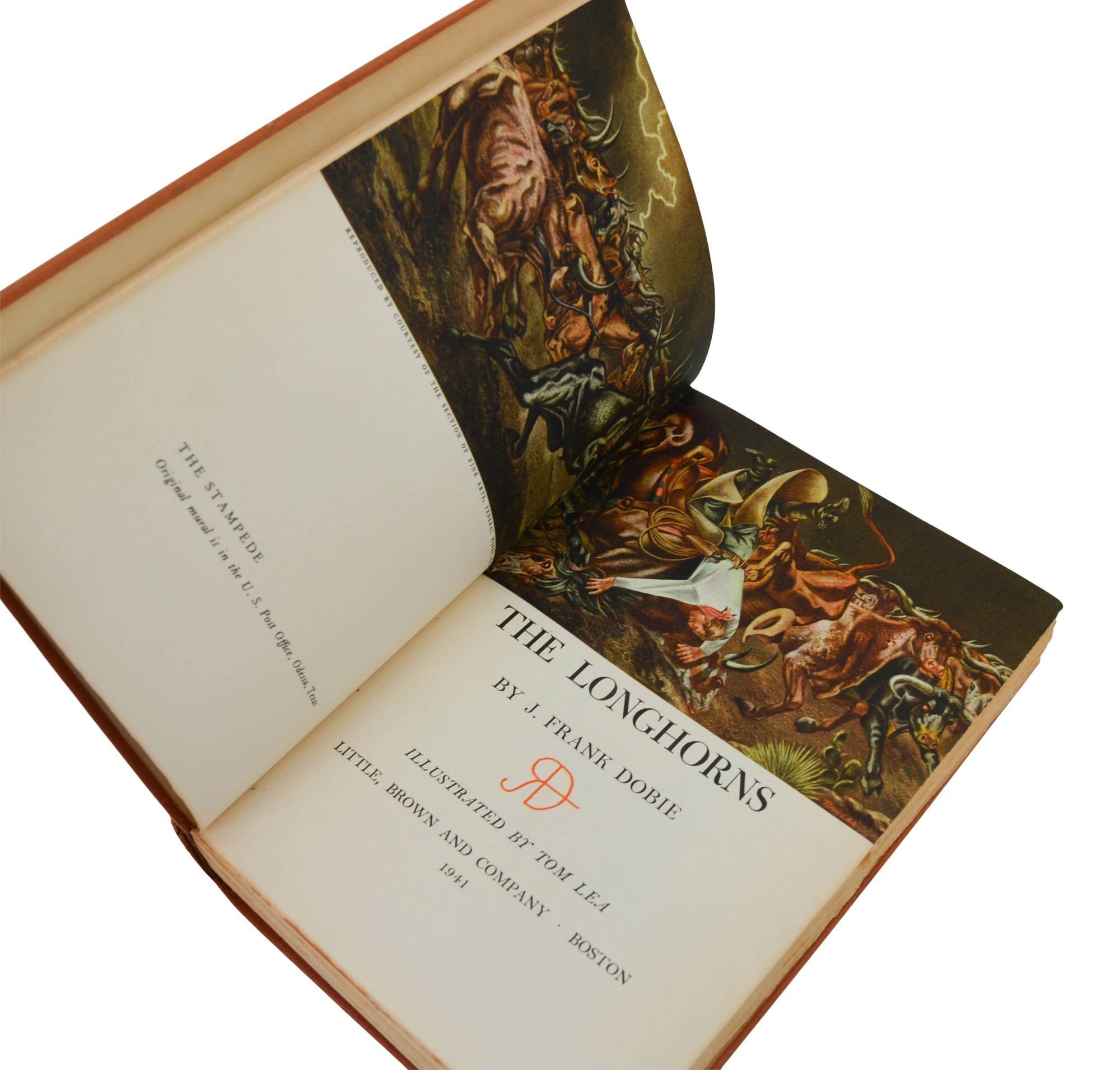 The Longhorns | J. Frank Dobie, Tom Lea, Illustrations | Rawhide