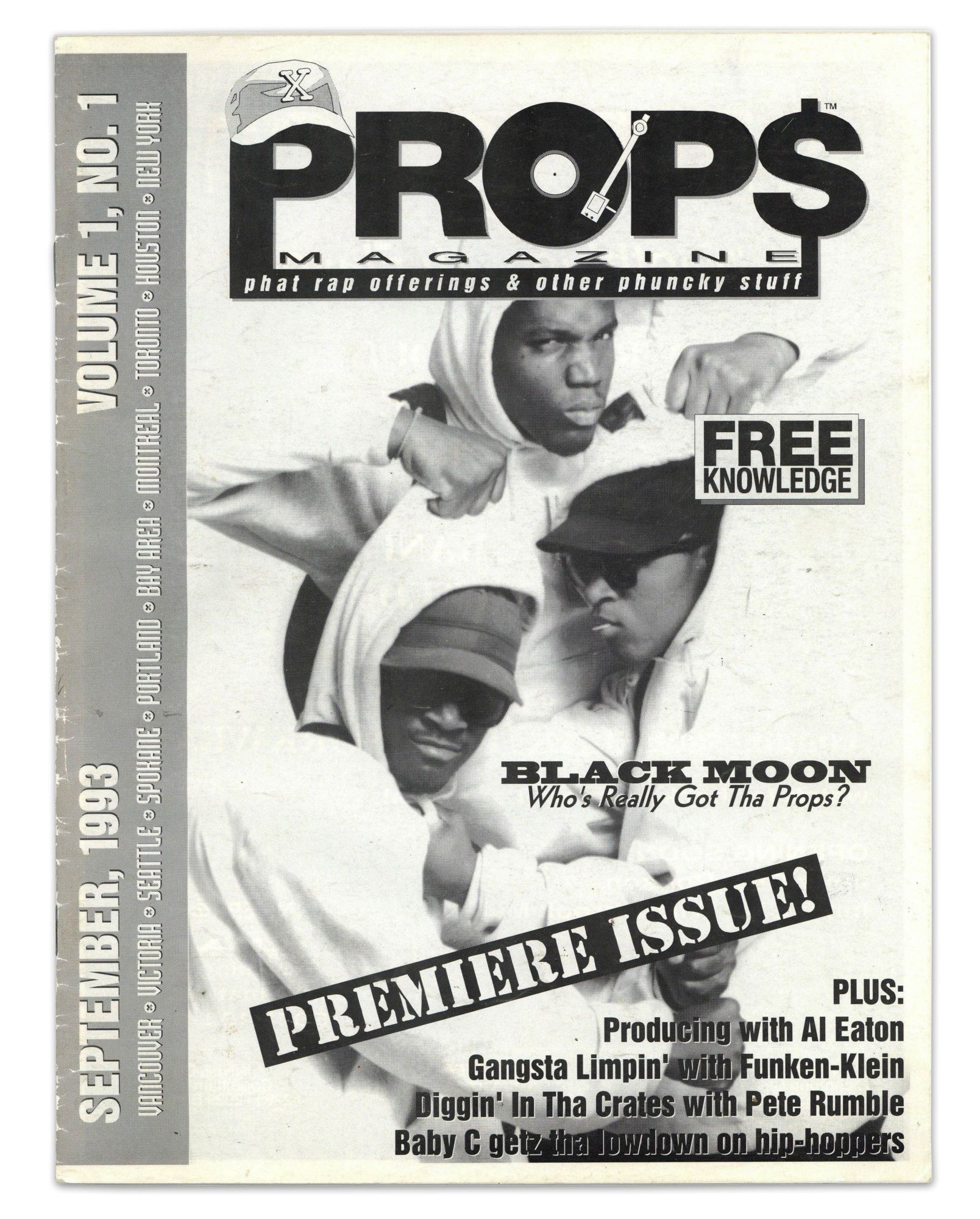 Prop Magazine PROP Magazine: Phat Rap Offerings & Other Phuncky Stuff Vol 1, Number 1 ...