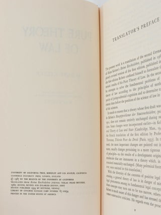 The Pure Theory of Law