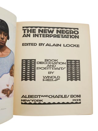The New Negro: An Appreciation