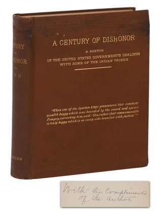 Item #140947070 A Century of Dishonor: A Sketch of the United States Government's Dealings with...