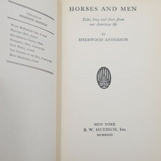 Horses and Men: Tales, Long and Short, from Our American Life