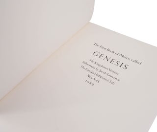 The First Book of Moses, called Genesis