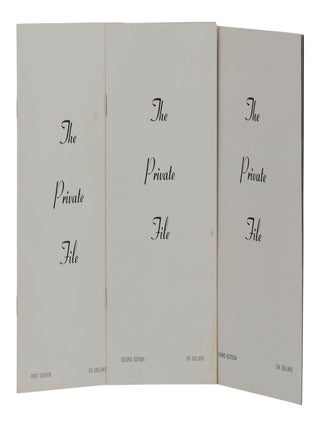 Item #140947136 The Private File. Volumes 1, 2 & 3. Bruce of Los Angeles, Bruce Harry Bellas
