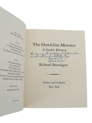 The Hawkline Monster: A Gothic Western
