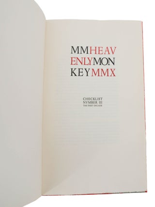 MM Heavenly Monkey MMX. Checklist Number III. The First Decade.