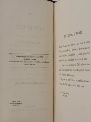 The Laws of Life with Special Reference to the Physical Education of Girls