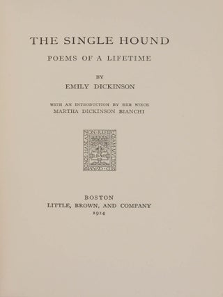 The Single Hound: Poems of a Lifetime