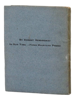 Three Stories & Ten Poems