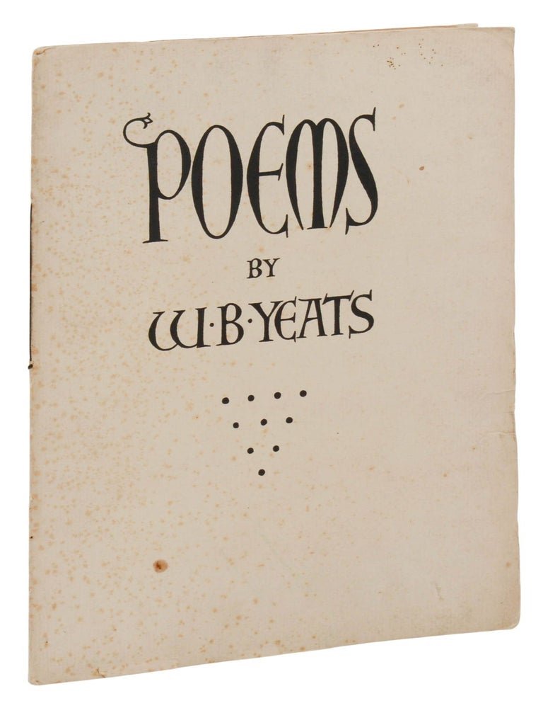 Item #140947238 Poems. W. B. Yeats, Edward Pay, Austin Osman Spare, William Butler, Transcriber.