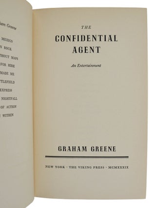 The Confidential Agent: An Entertainment