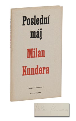 Item #140947273 Posledni maj (The Last May). Milan Kundera