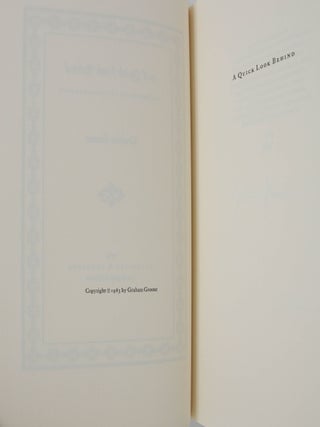 A Quick Look Behind: Footnotes to an Autobiography