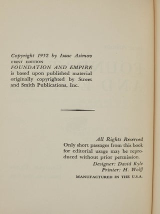 Foundation and Empire