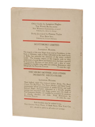 Scottsboro Limited. Four Poems and a Play in Verse.