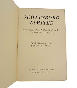 Scottsboro Limited. Four Poems and a Play in Verse.