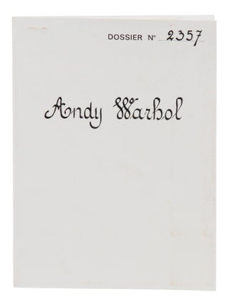 Item #140947372 Dossier 2357. The Thirteen Most Wanted, Police Department, City of New York. Andy...