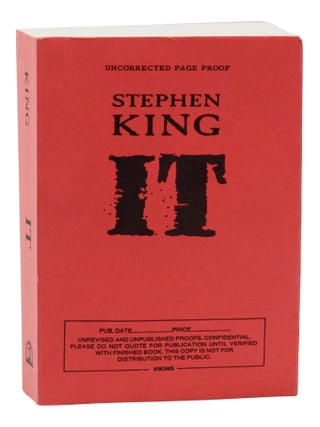 Item #140947397 It. Stephen King