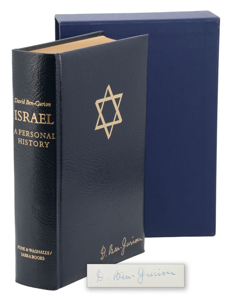 Item #140947460 Israel: A Personal History. David Ben-Gurion.