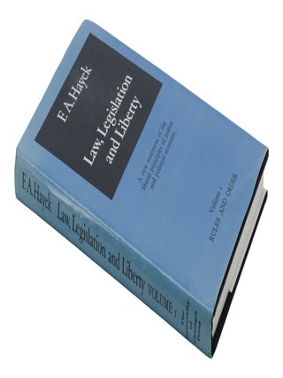 Law, Legislation and Liberty, Volume 1: Rules and Order