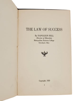 The Law of Success [Lessons 11, 13, 14]