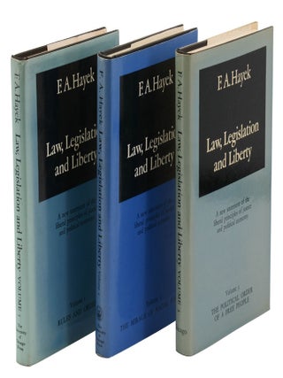 Item #140947500 Law, Legislation and Liberty: A New Statement of the Liberal Principles of...