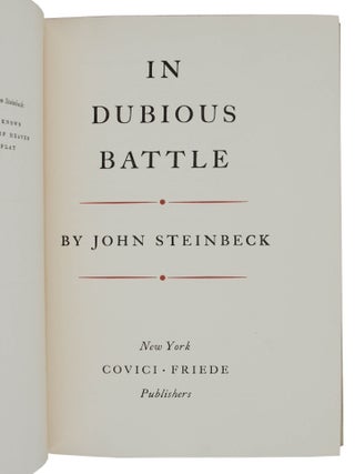 In Dubious Battle