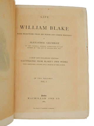 Life of William Blake, with Selections from his Poems and Other Writings