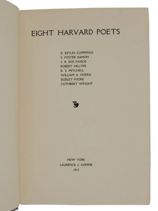 Eight Harvard Poets | S. Foster Damon, E. E. Cummings, John R. | First ...