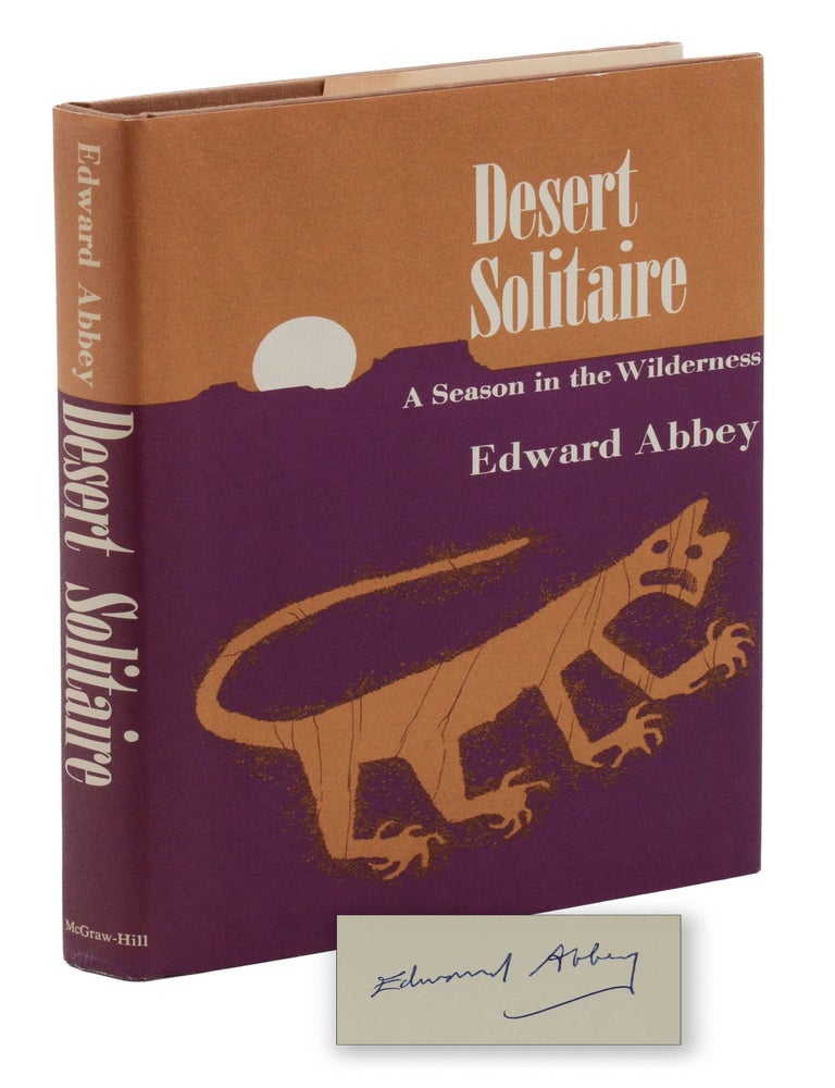 Item #140947550 Desert Solitaire: A Season in the Wilderness. Edward Abbey, Peter Parnell.