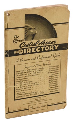 Item #140947590 The Official Central Avenue District Directory: A Business and Professional...
