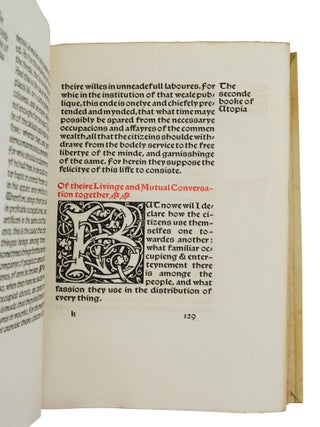 Utopia. Written by Sir Thomas More.