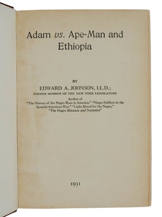 Adam vs. Ape-Man and Ethiopia