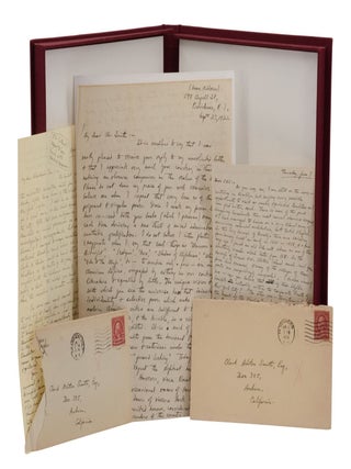 Item #140947607 Three signed letters to Clark Ashton Smith. H. P. Lovecraft