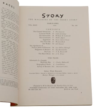 "Aftermath of a Lengthy Rejection Slip" in Story Magazine March-April 1944