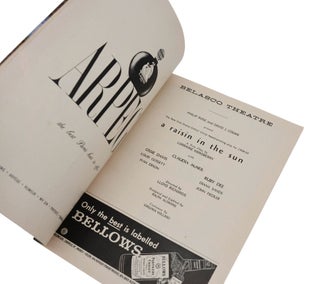 Playbill for A Raisin in the Sun at the Belasco Theatre for the week of November 9, 1959.