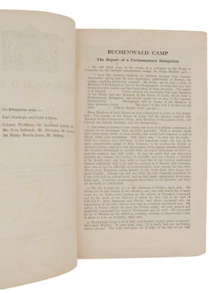 Buchenwald Camp: The Report of the Parliamentary Delegation
