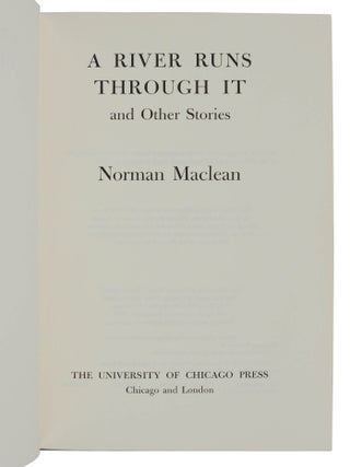 A River Runs Through It and Other Stories