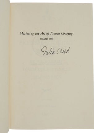 Mastering the Art of French Cooking. Volume I.