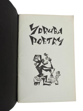 Yoruba Poetry (A Special Publication of Black Orpheus)