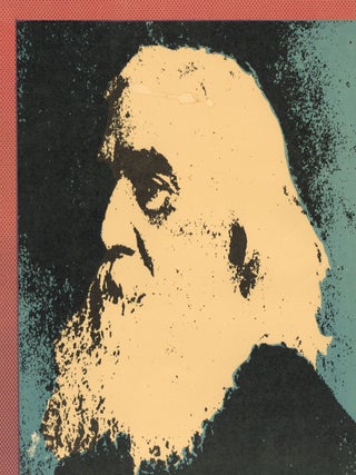 Psychedelic poster of American individualist anarchist and abolitionist author Lysander Spooner