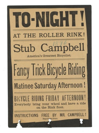 Archive relating to daredevil, parachutist, and aerial and bicycle stuntman William "Stub" Campbell