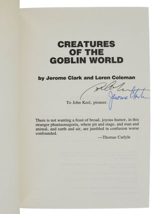 Creatures of the Goblin World