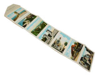 Souvenir folder of colorized photographs of St. Augustine, Florida sent by H. P. Lovecraft to Frank Belknap Long